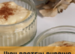 High protein pudding