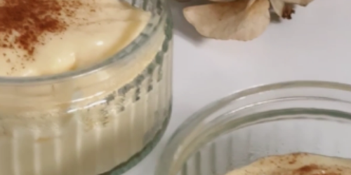 High protein pudding
