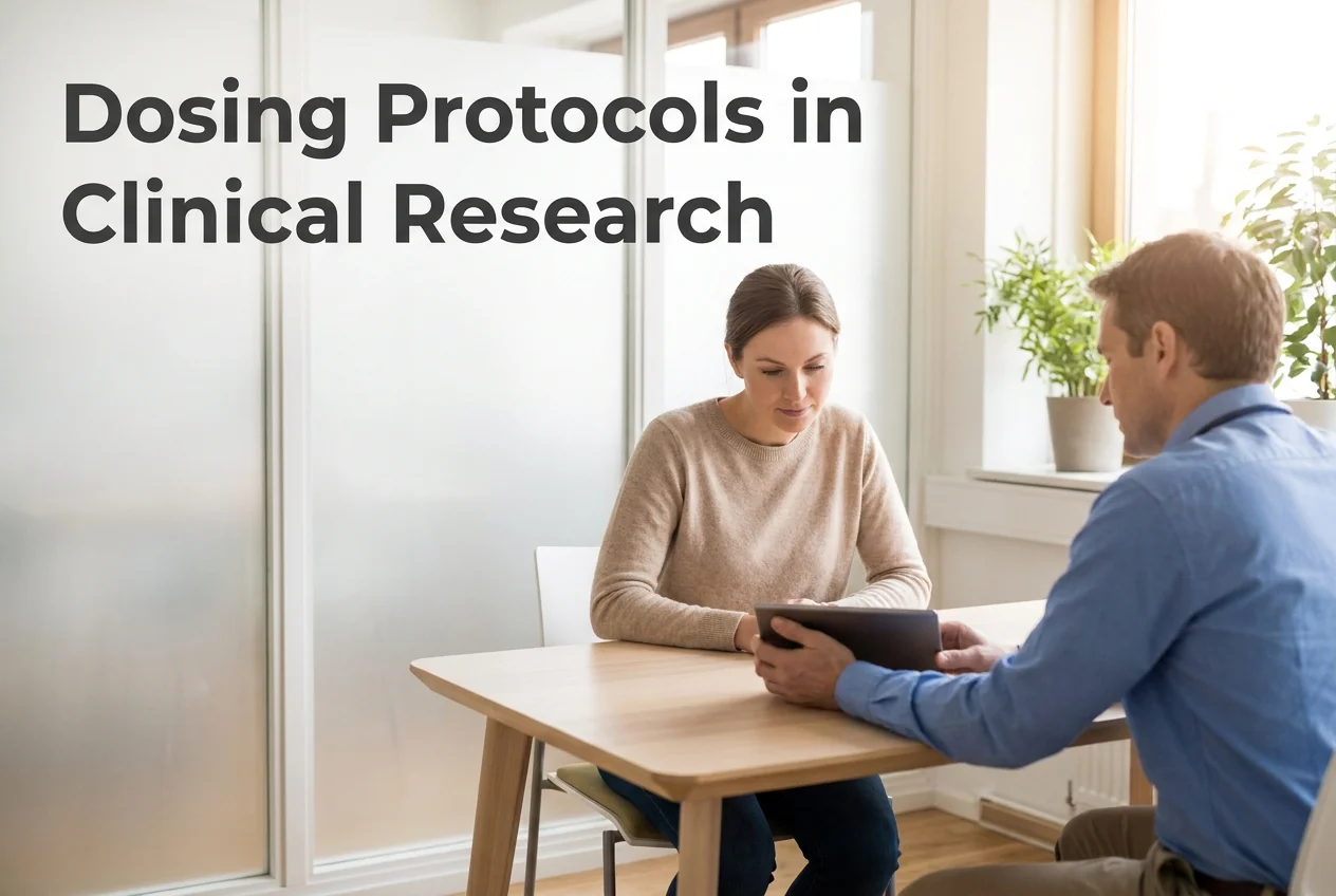 Physician and patient reviewing clinical information together in a private consultation room