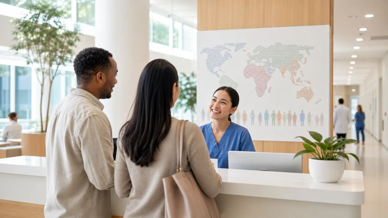 KCM Clinic international patient consultation desk for ethnic rhinoplasty bookings