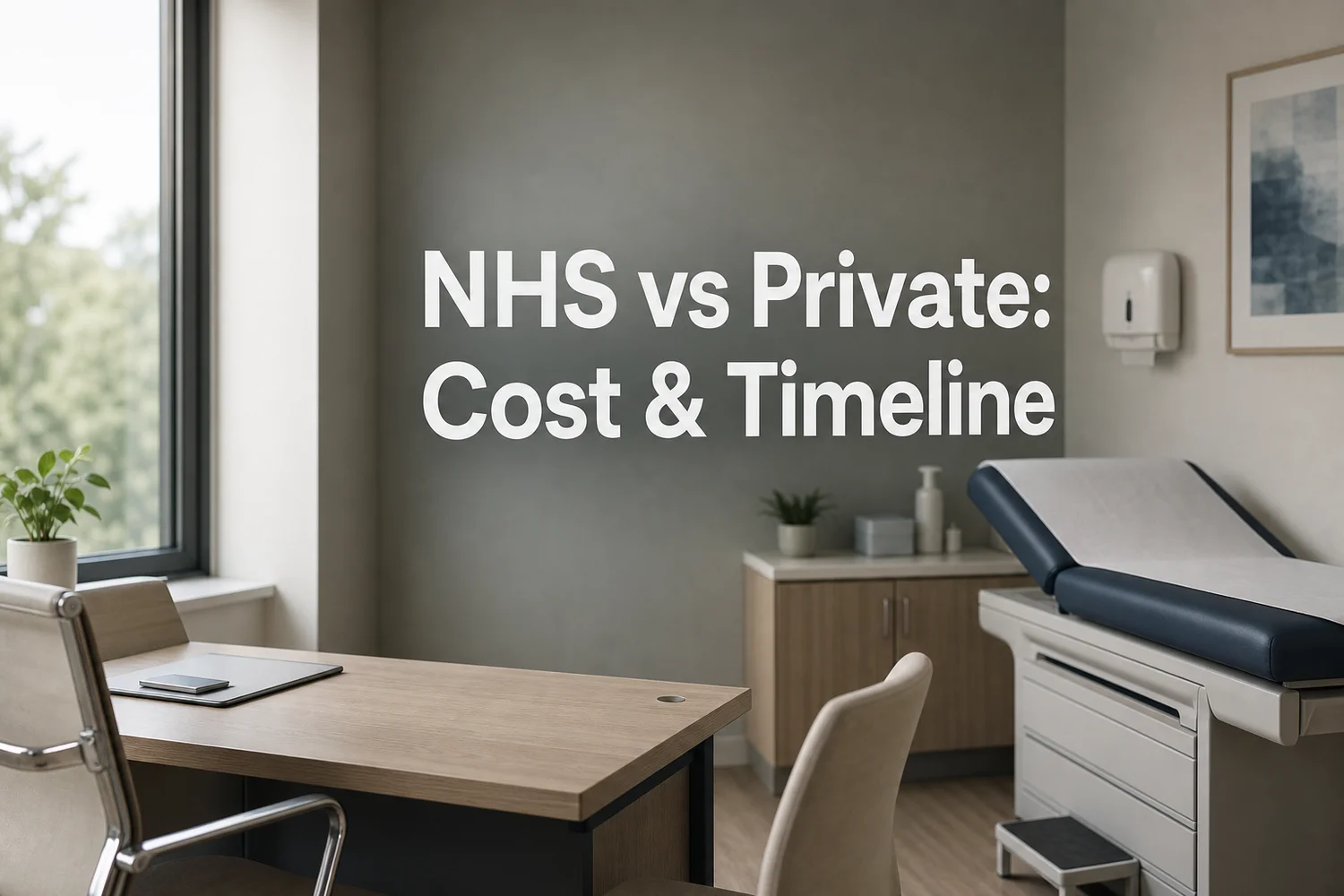 KCM Clinic private hospital consultation room breaking down total knee replacement surgery cost components