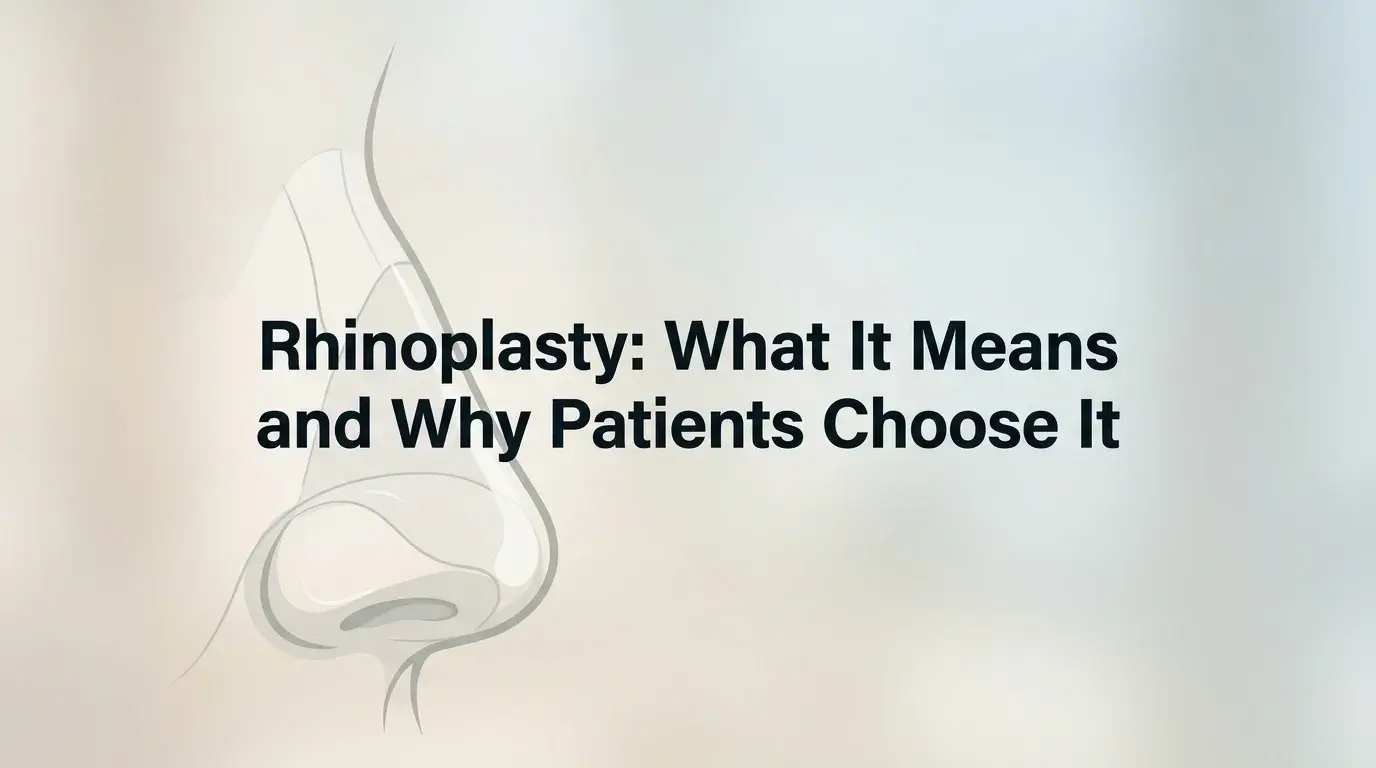 Rhinoplasty Meaning: Types & Recovery | KCM