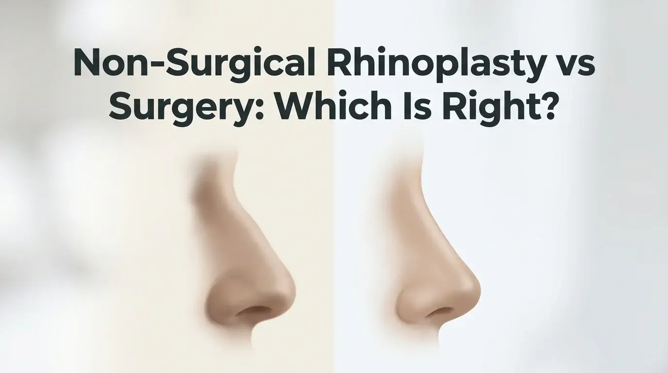 Rhinoplasty Without Surgery: Options Compared